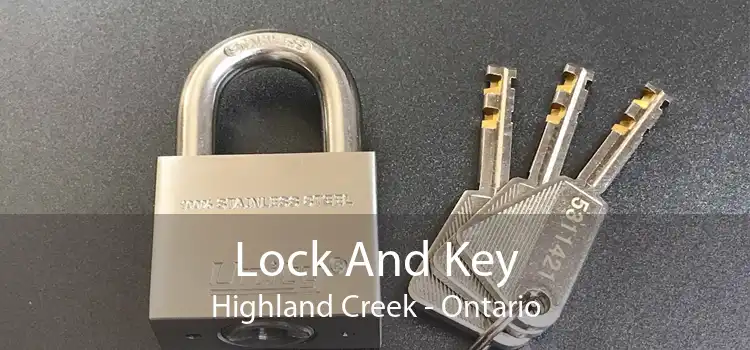 Lock And Key Highland Creek - Ontario