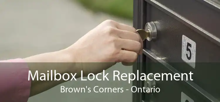 Mailbox Lock Replacement Brown's Corners - Ontario