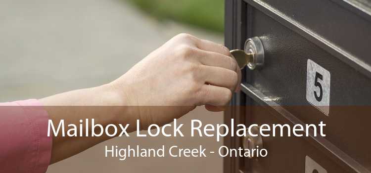 Mailbox Lock Replacement Highland Creek - Ontario